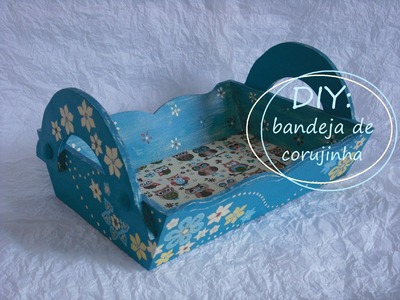 DIY: bandeja corujinha de MDF - BLOG: Decora Inova
