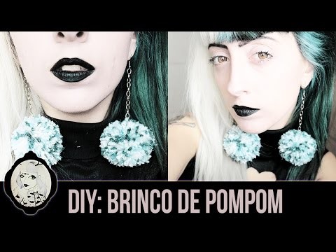 DIY: Brincos de Pompom