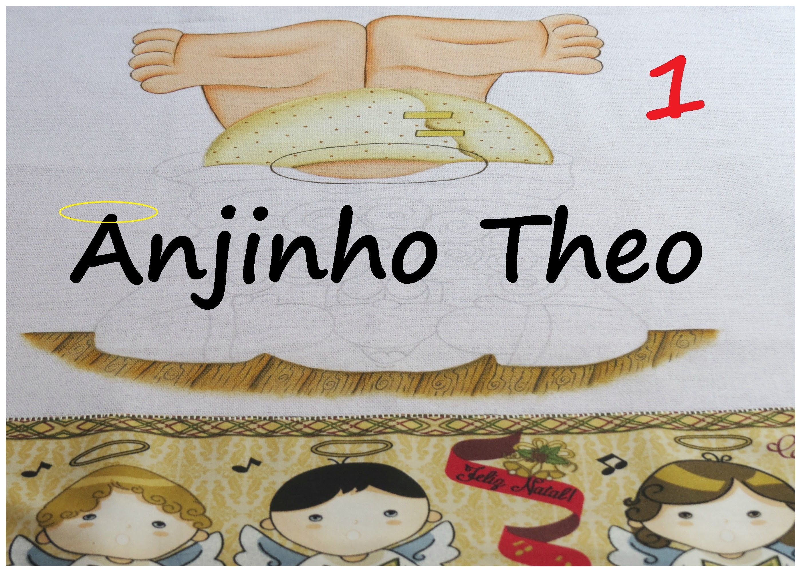 Pintando um Anjinho! projeto novo - ANJINHO THEO! parte 1