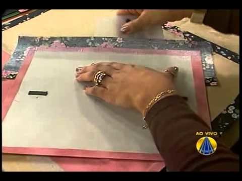 Vídeo 21 Artesanato Pasta para Corte   Sabor de Vida   06 de Agosto de 2012