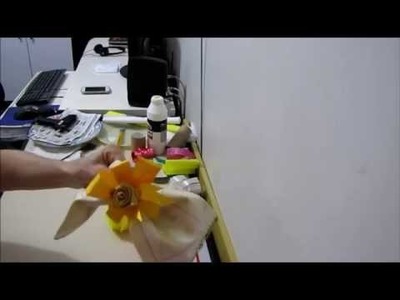 DIY - Flor Porta Guardanapo Para Eventos