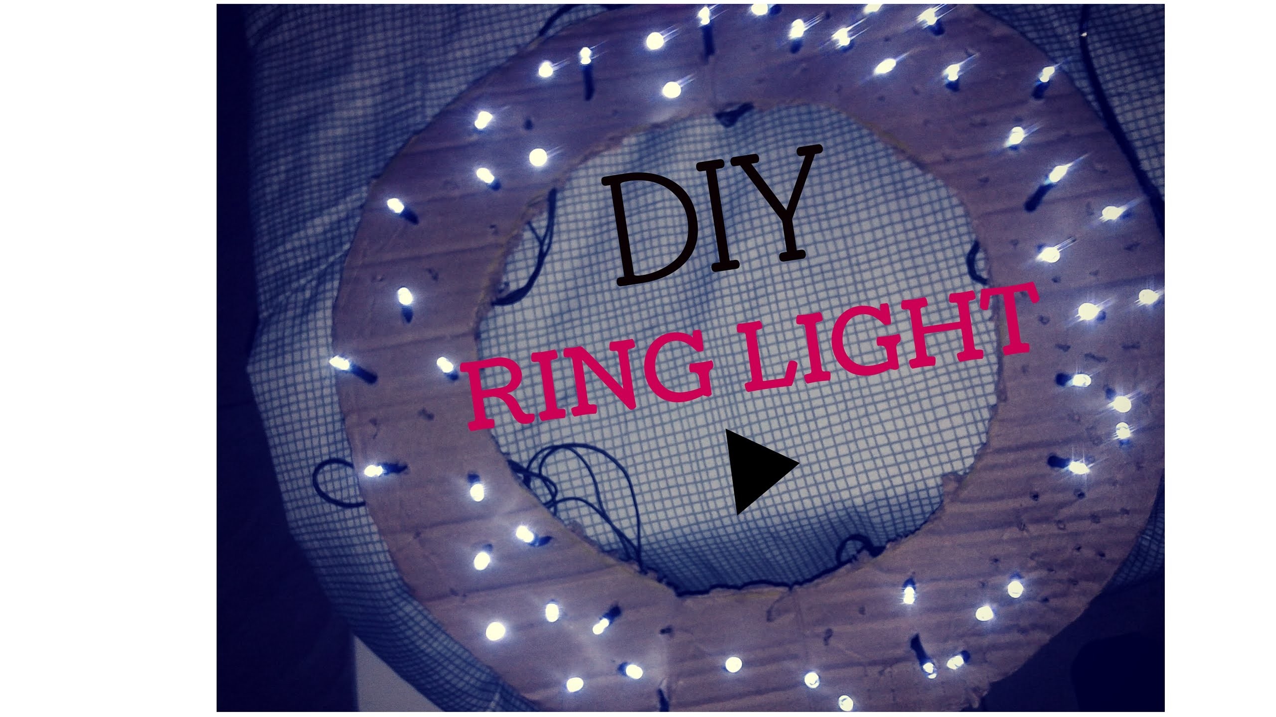 DIY:Iluminação Ring Light caseira. para fotos e vídeos.Letty-Tube