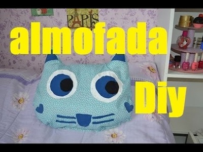 DIY Almofada de gatinho (faça você mesmo)