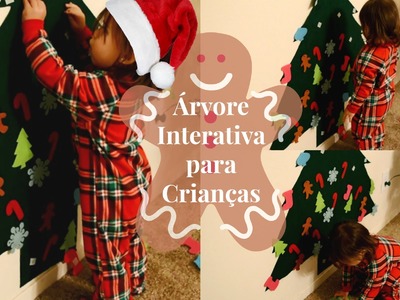 DIY - Árvore de Natal Interativa para Crianças {Fácil, Baratinha e Muito legal} ♡