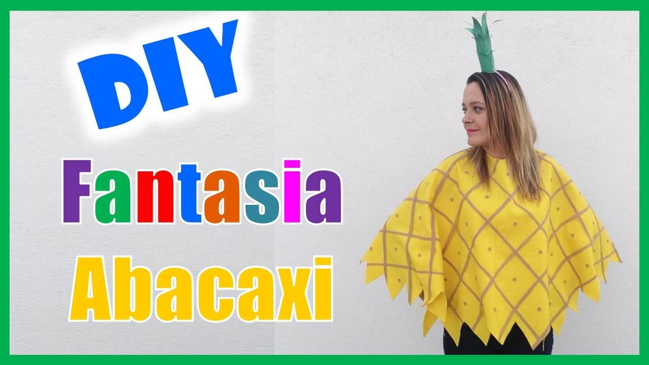 DIY de carnaval: Fantasia Abacaxi MUITO FÁCIL e BARATA! | Fran Santos