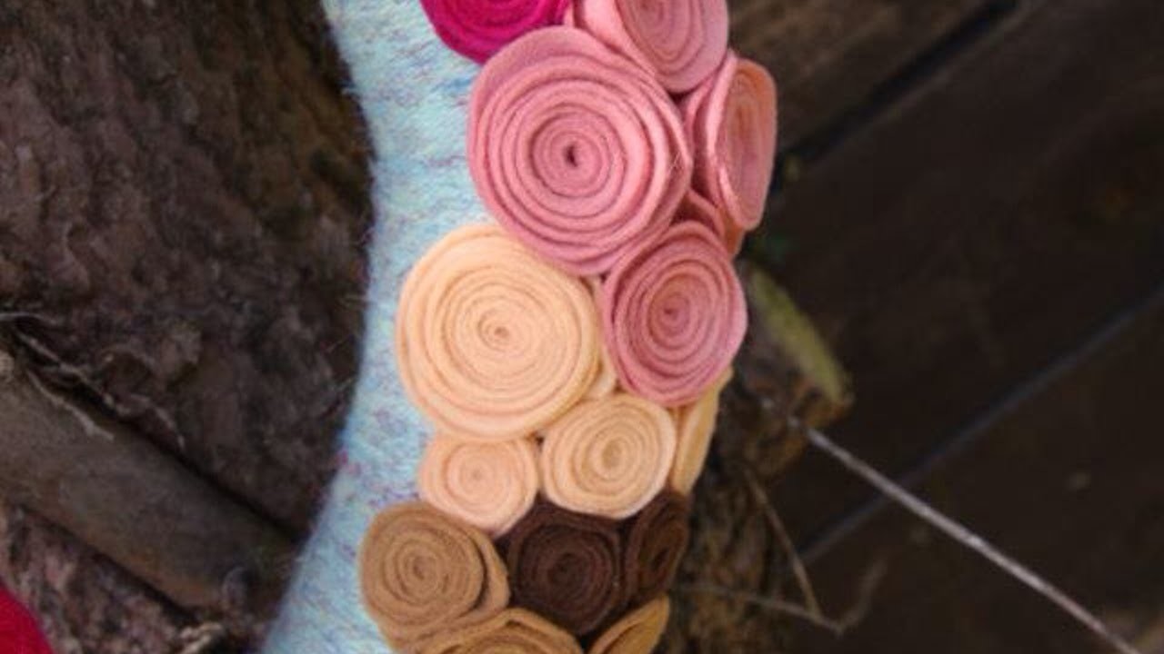 Faça Uma Flor de Feltro de Forma Simples  - Faça Você Mesmo Artesanato - Guidecentral