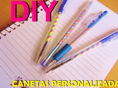 DIY caneta personalizada #voltaasaulas