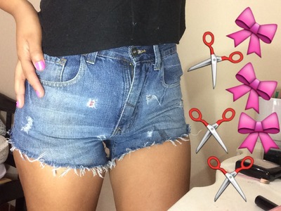 ✂️ DIY: Transforme sua calça jeans em shorts cós auto
