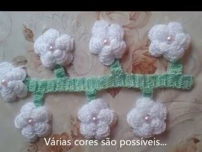 FLOR DE CROCHÊ - PASSO A PASSO (3)  crochet flower