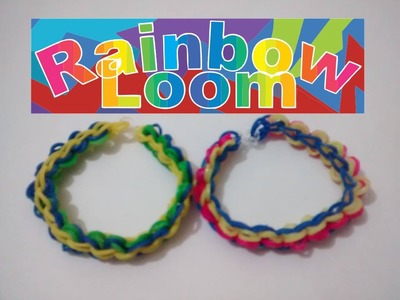 ♥ Rainbow Loom Nederlands ♥ Como fazer Pulseiras com elástico