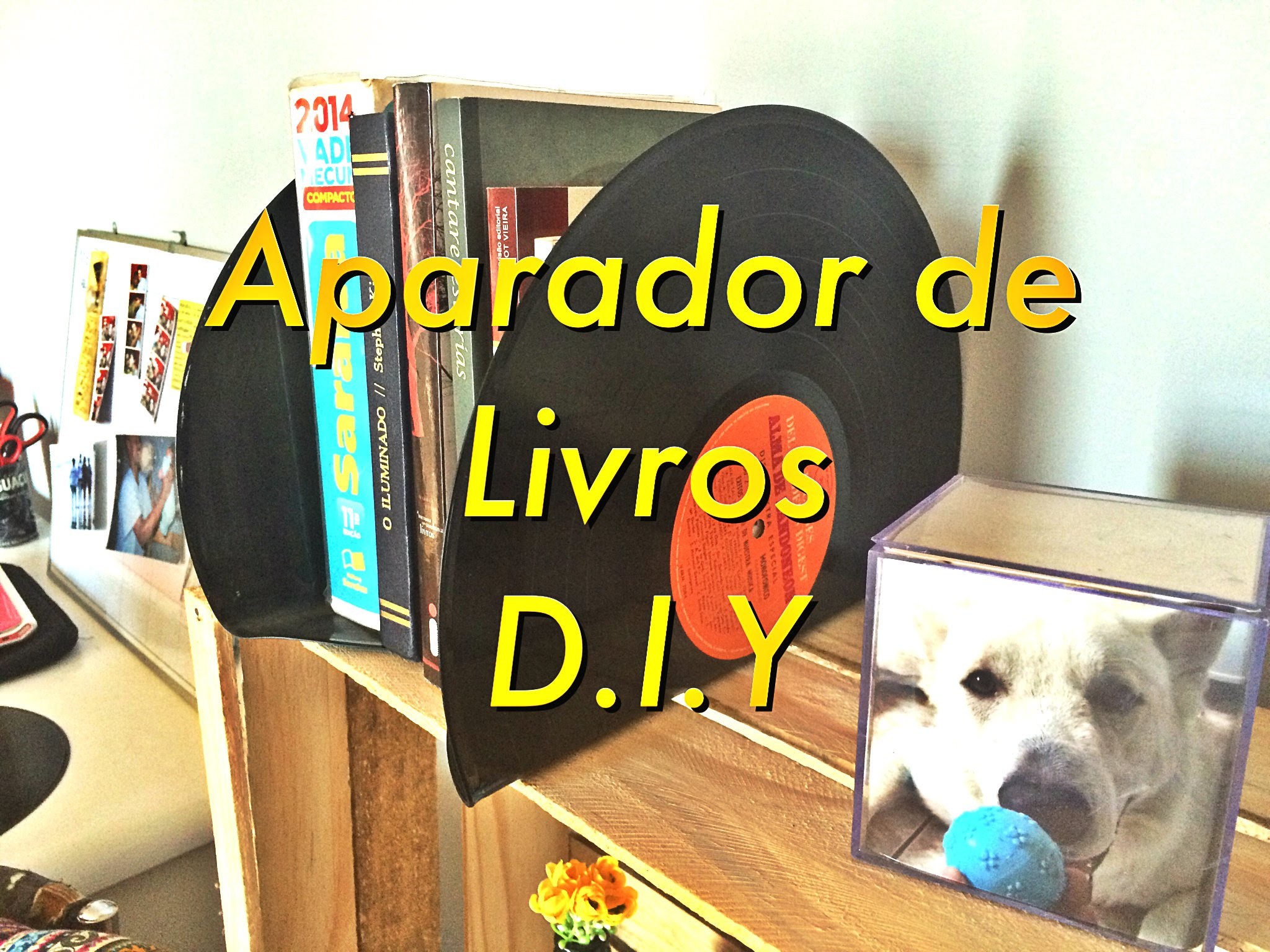 Aparador De Livros | D.I.Y | Bruna Ramos
