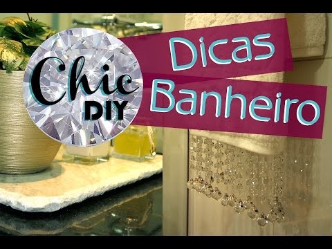 CHIC DIY - Dicas para decorar seu banheiro - Toalha e Bandeja