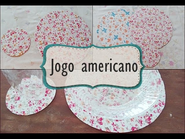 DIY- Jogo americano simples