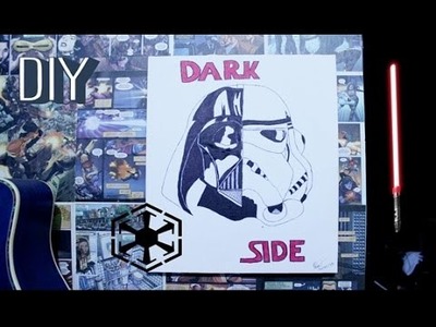 DIY: Quadro Stormtrooper e Darth Vader