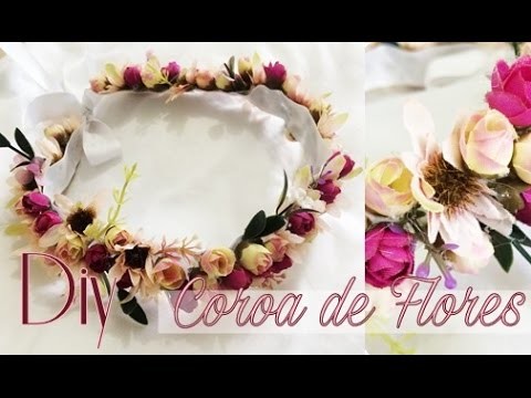 DIY: Coroa de Flores Fácil - Réveillon