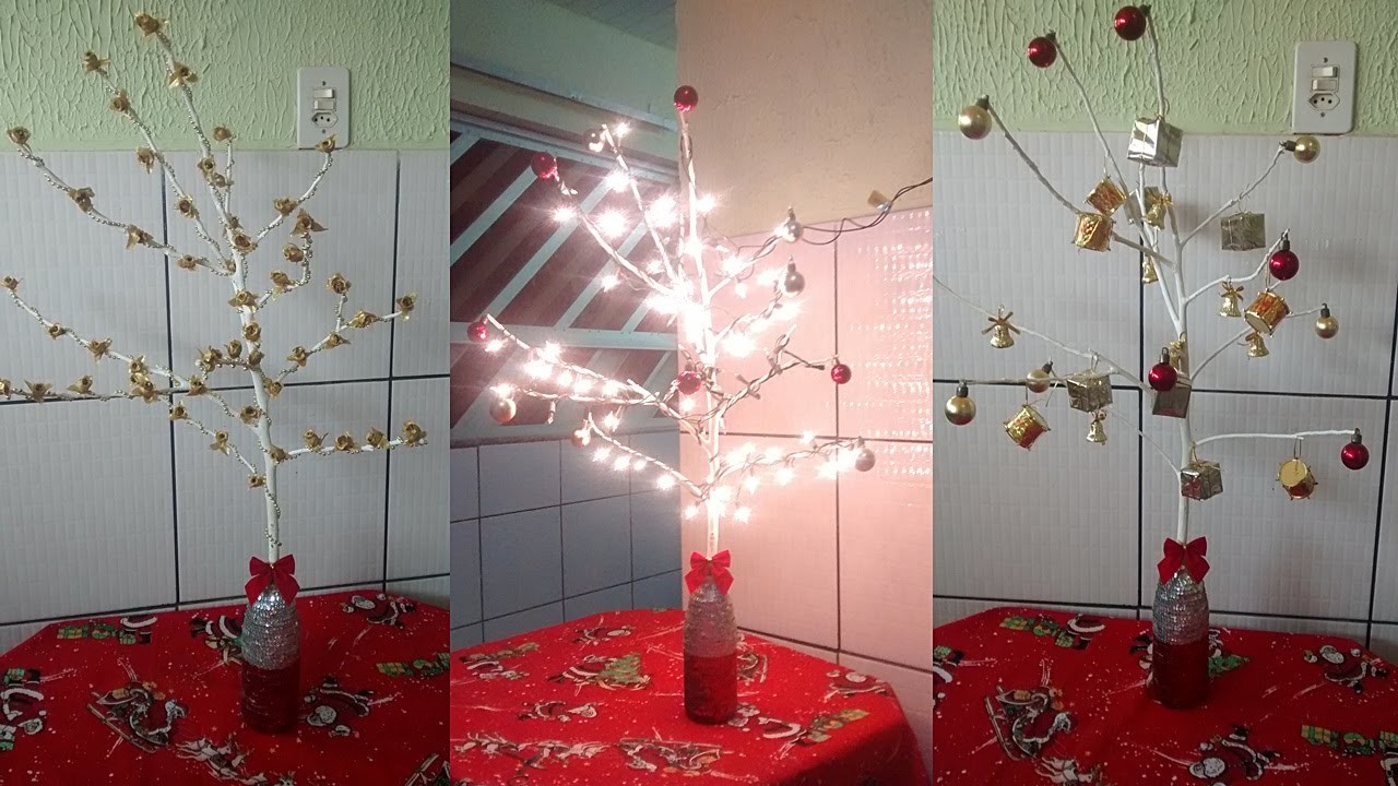DIY.Faça você mesmo: Árvore de Natal com Galhos Secos (3 Modelos) | By Layane Feitosa