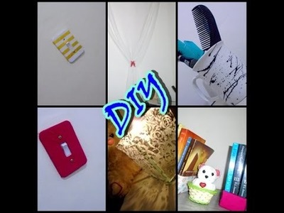 DIY |5 Idéias de Decoração para quarto simples e fácil !