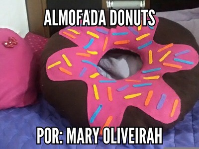 Diy: Almofada de Donuts faça você mesma por Mary oliveirah