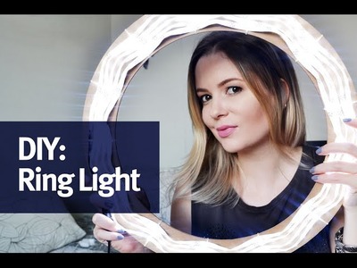 DIY: Como fazer um RING LIGHT, iluminação para vídeo