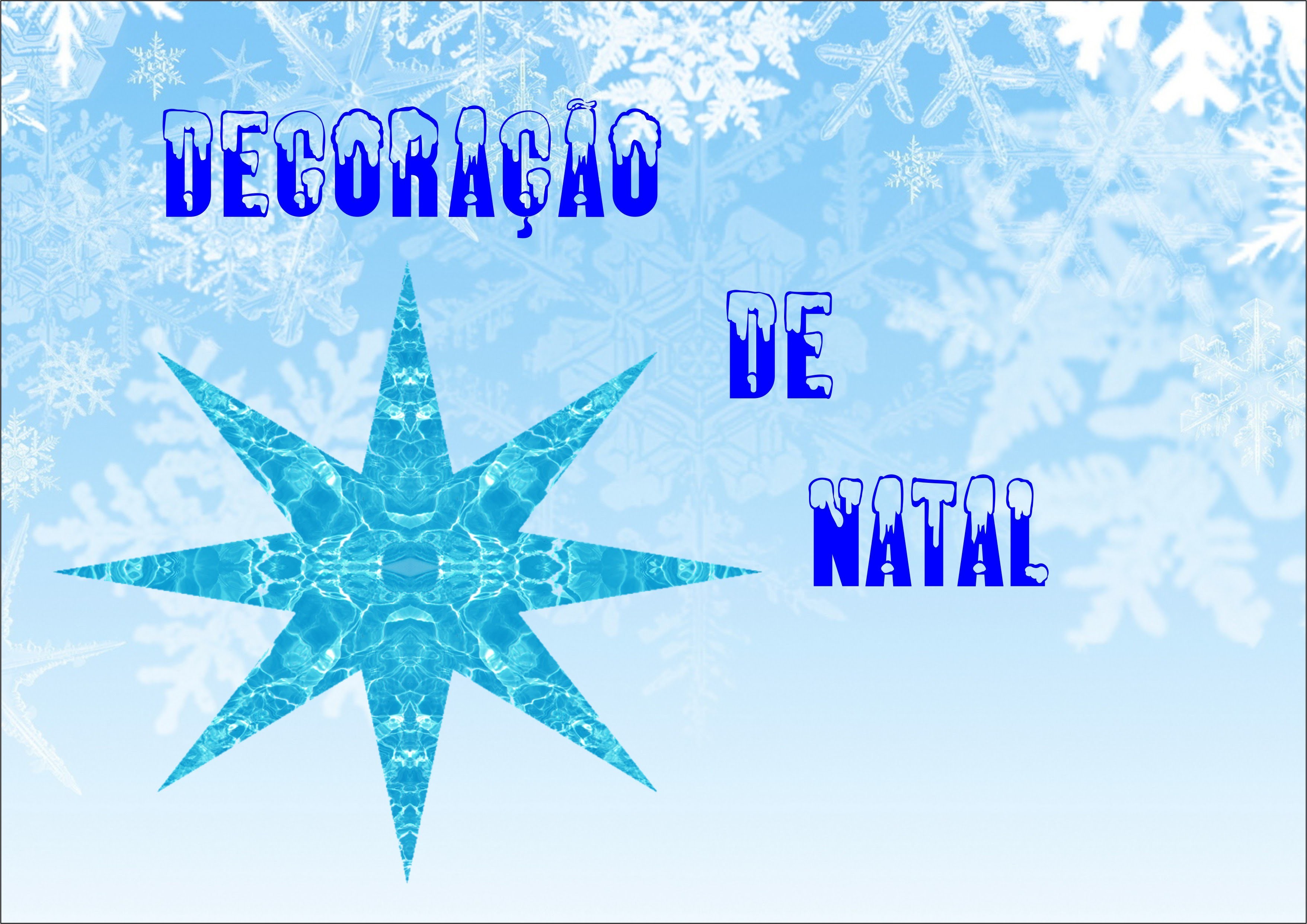 DIY: DECORAÇÕES DE NATAL: FLOCOS DE NEVE + ESTRELAS