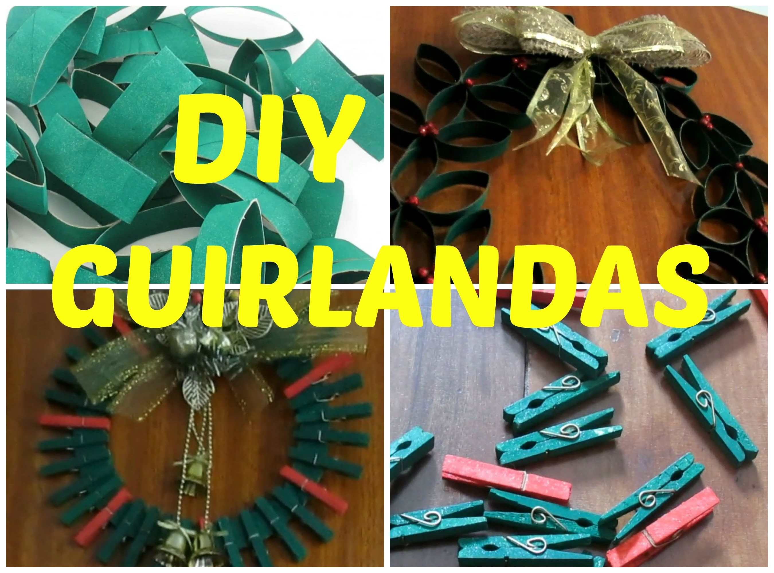 DIY NATAL GUIRLANDAS