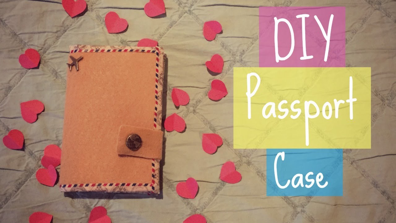 DIY - Passport Case (Capa para passaporte) | Larissa Vale