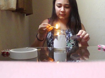 DIY Luminária de vela