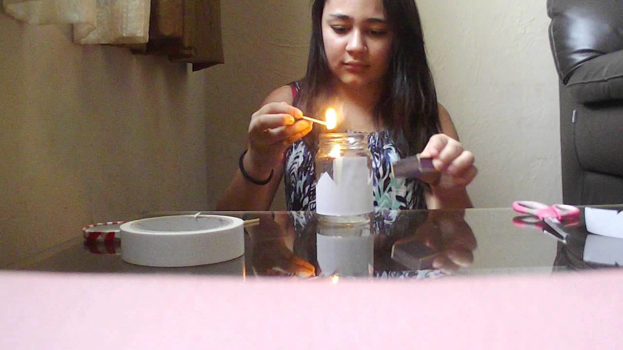 DIY Luminária de vela