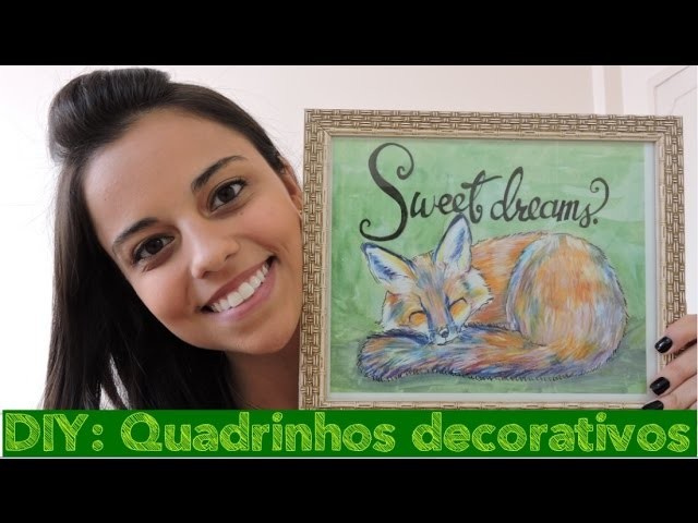 DIY: Quadrinhos decorativos para o quarto (sem furar a parede!) | Por Aline Viana
