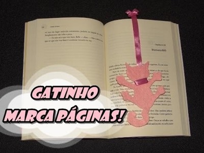 DIY.: Um gatinho pra marcar histórias