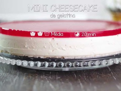 Mini Cheesecake de Gelatina