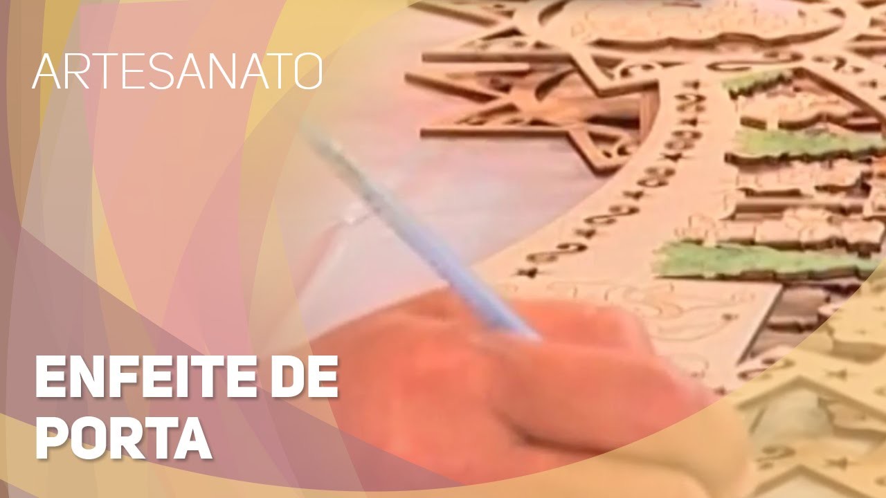 Artesanato - Enfeite de porta (25.11.2014)