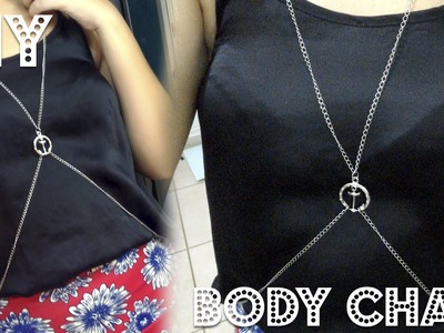 DIY (em fotos) BODY CHAIN: Faça você mesma seu "colar de corpo"