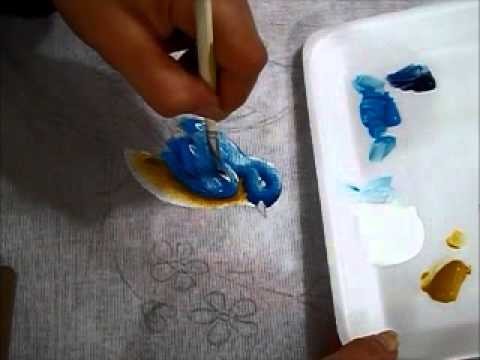 Como pintar pássaros - how to paint birds - cómo pintar las aves - Ariane Cerveira
