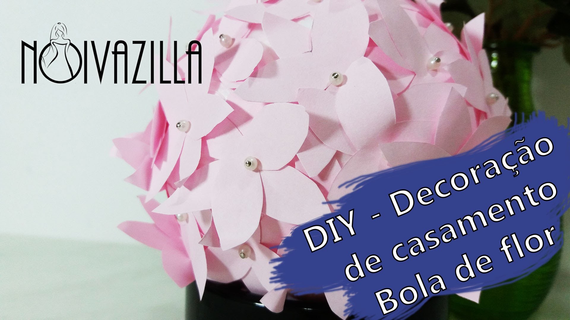 DIY - Decoração casamento: Bola de flores