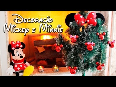 DIY - Enfeites de Natal - Mickey e Minnie