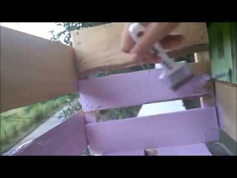 DIY- Estante de Caixotes de Feira