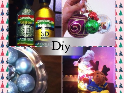 Diy- faça você mesma decorações de Natal ! (Com coisas que você tem em casa) ❤