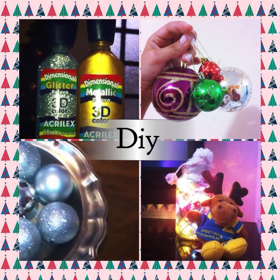 Diy- faça você mesma decorações de Natal ! (Com coisas que você tem em casa) ❤