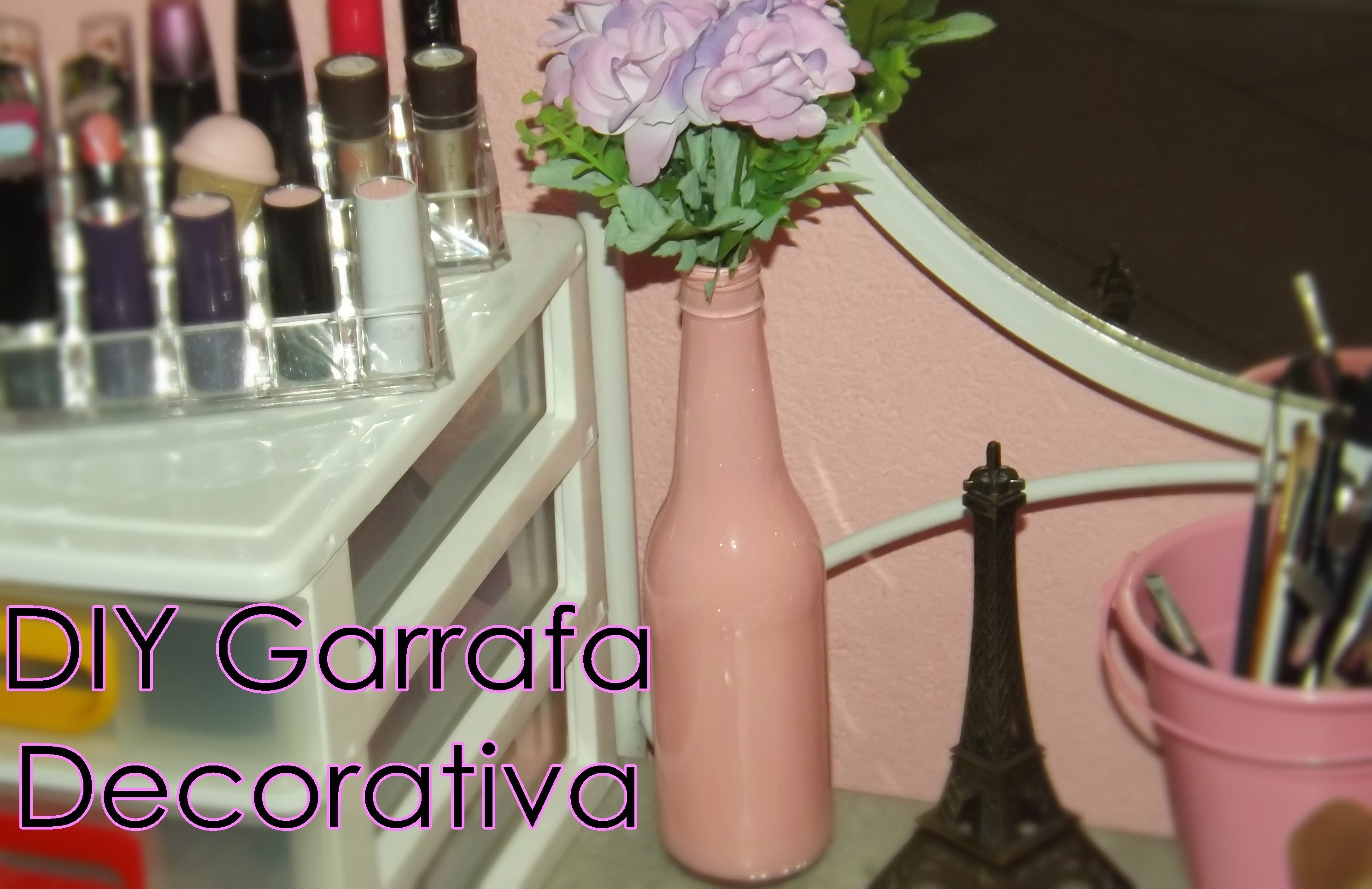 DIY - Garrafa Decorativa