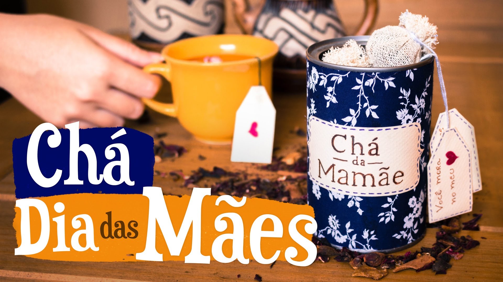 DIY - Latinha de Chá para o Dia das Mães