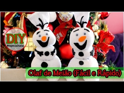 DIY: Olaf de Meião (Fácil e Rápido)