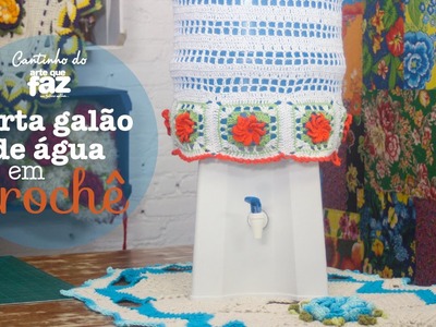 DIY - Porta galão de água em crochê (Diane Gonçalves)