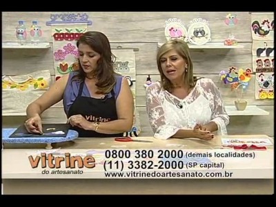 Aplicação de barrado em MDF com Isamara Custódio - Vitrine do Artesanato na TV