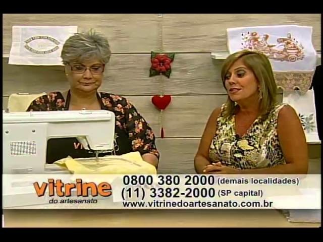 Bordado em toalha com Maria Angélica - Vitrine do Artesanato na TV