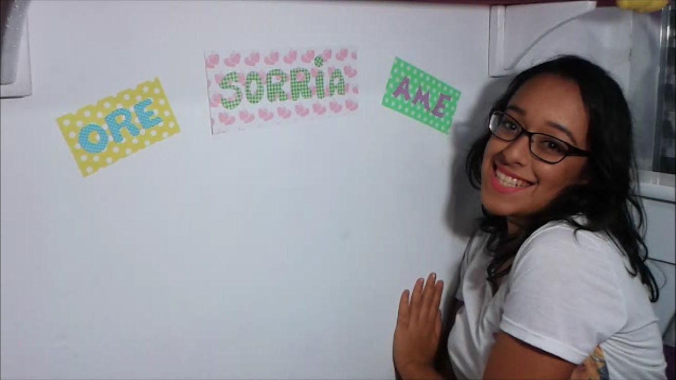 Decoração na parede sem gastar muito - DIY