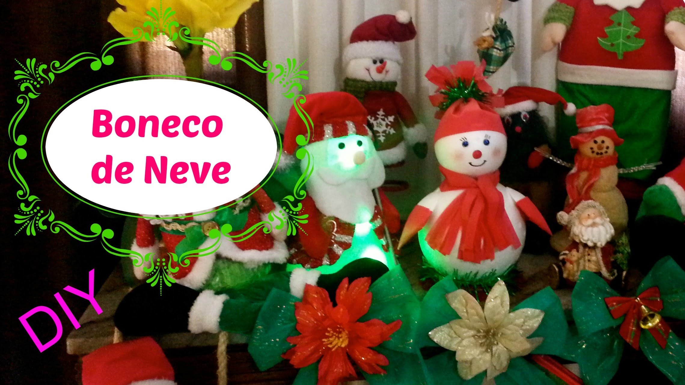 DIY - Boneco de Neve