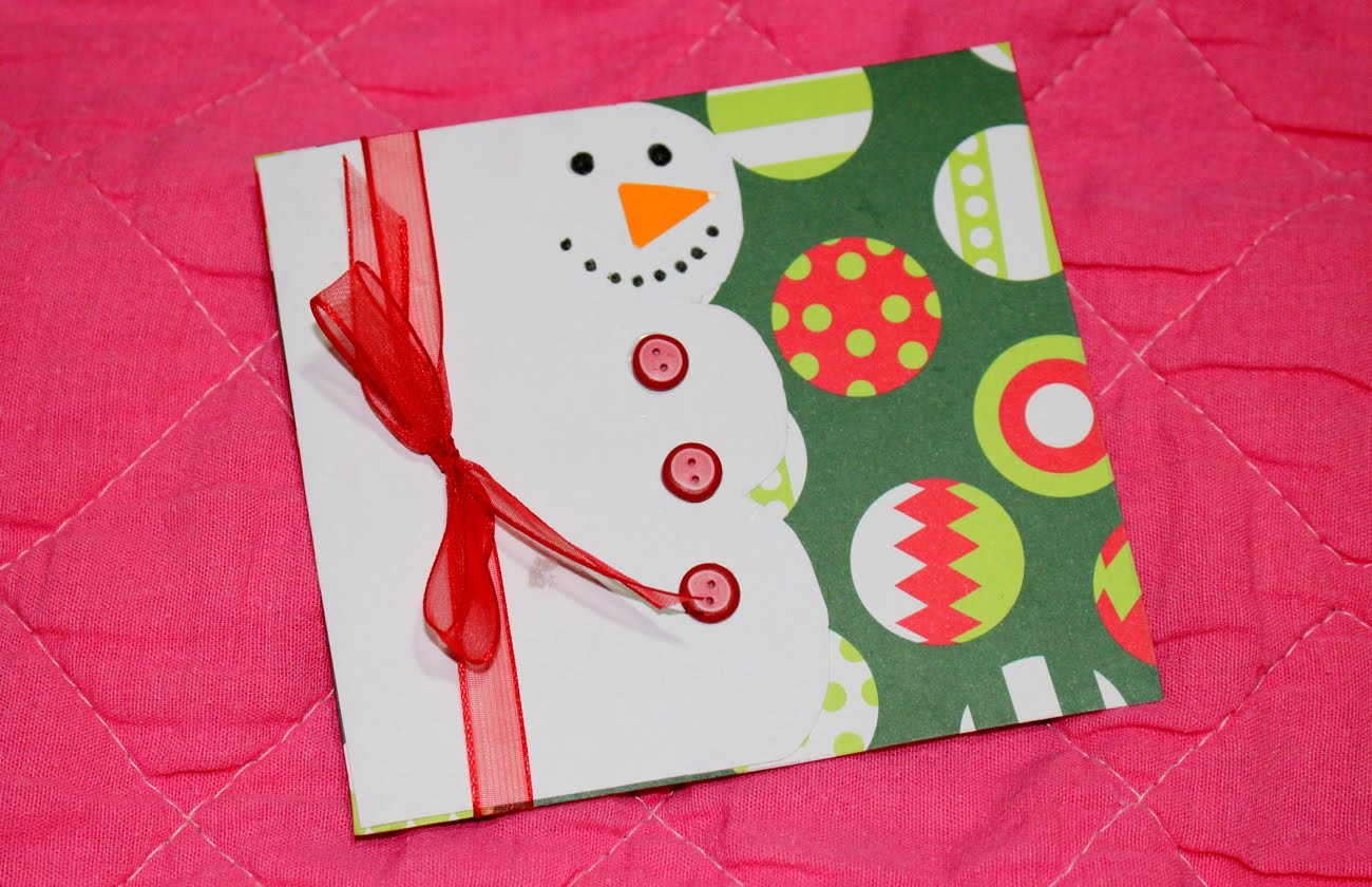 DIY: Cartão Boneco de Neve para o Natal - Faça você mesma #EspecialFimdeAno