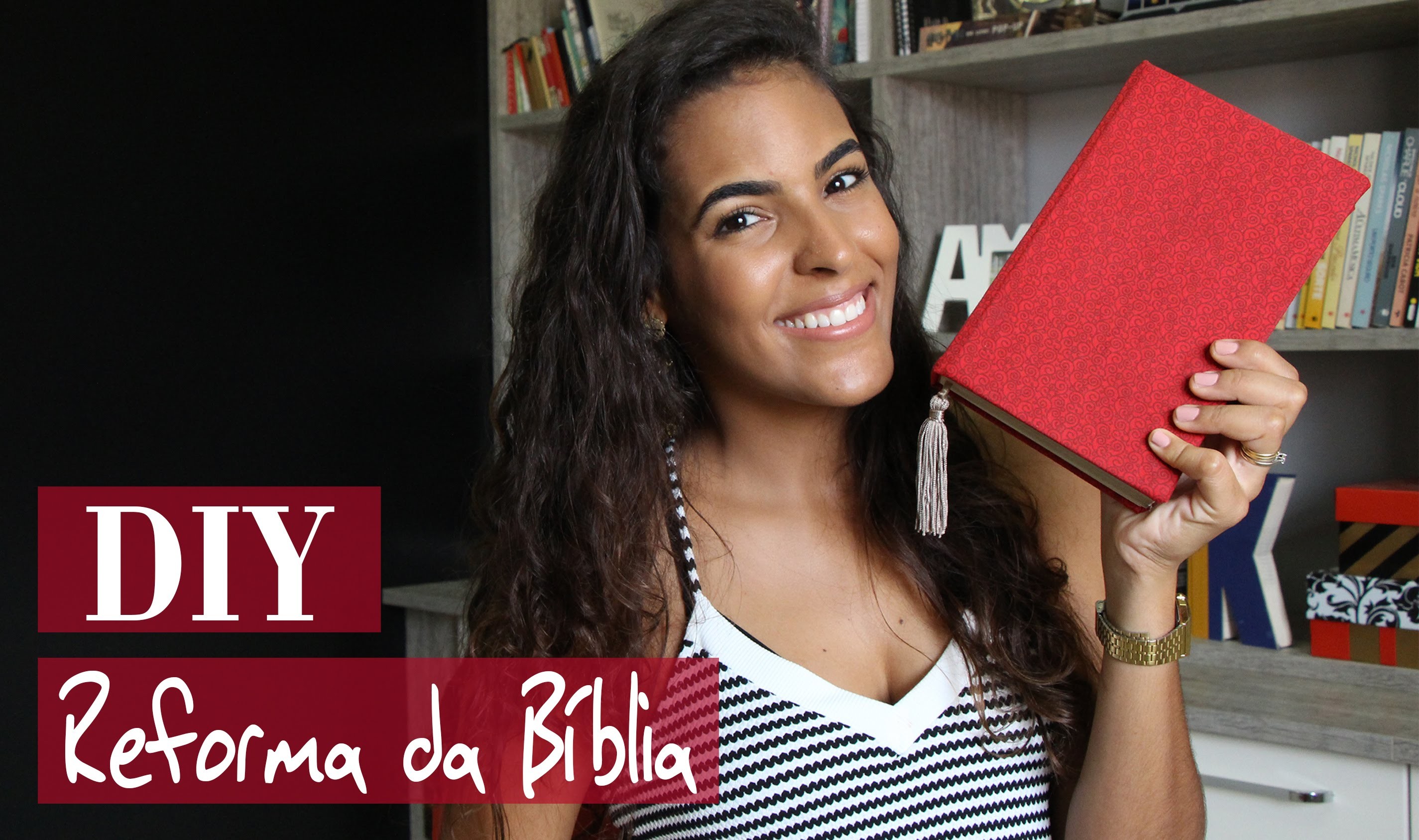 DIY | Como encapar e reformar a Bíblia com tecido =)