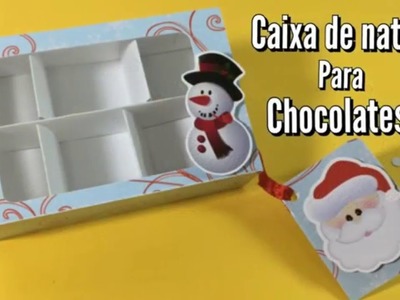 DIY | Como fazer Caixa de natal para chocolate
